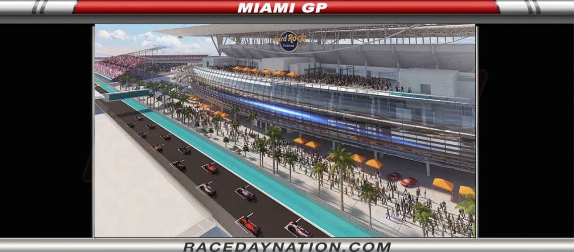 Miami GP will go on as scheduled. Track in front of Hard Rock Stadium.